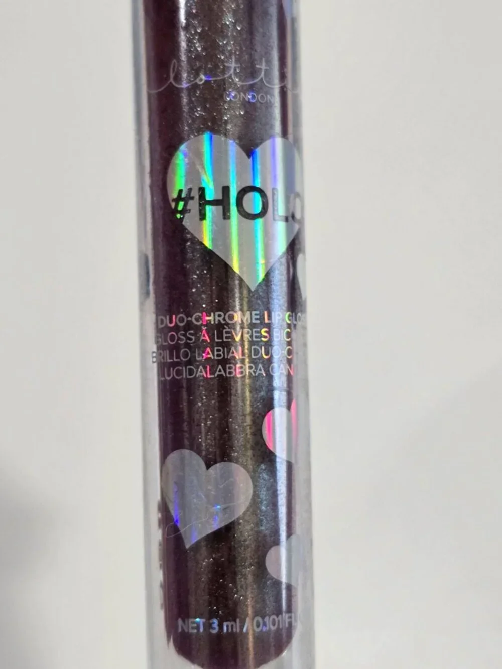 Lottie London ✦ #HOLO Duo‑Chrome Lip Gloss ✦ Shimmering Color‑Shift Lightweight
